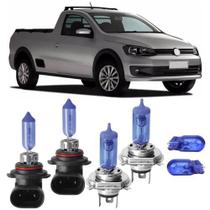 Super Brancas Farol E Milha Saveiro G6 2013 14 15 2016