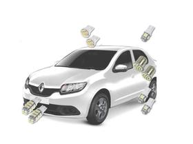 Super Brancas Lampadas Kit Led Renault Logan 2012 A 2019 Super Brancas Lampadas Kit Led Renault Logan 2012 A 2019