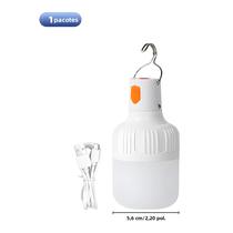 Super Brilhante Portátil Usb Recarregável Led Lâmpada De Acampamento Ao Ar Livre Emergência Pesca