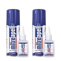 Super CA Glue Mitreapel com ativador adesivo 24mL - 98mL Super CA Glue Mitreapel com ativador adesivo 24mL - 98mL