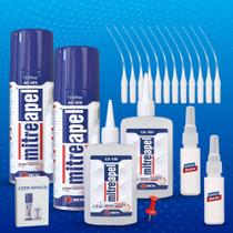 Super CA Glue Mitreapel com ativador de adesivo em spray 200 mL