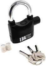 Super Cadeado Antifurto Com Alarme Mega Resistente 10Mm