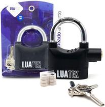 Super Cadeado Com Alarme Sonoro Antifurto Moto Bike Casa 110db Bk-bl16 3 chaves Super Cadeado Com Alarme Sonoro Antifurto Moto Bike Casa 110db Bk-bl16 3 chaves