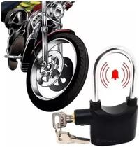 Super Cadeado Luatek Anti-Roubo Cor Preto Aço Inoxidável