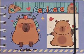 Super Cadernos Capivaras Original Colorir 50 Páginas educativo e lúdico 6 modelos