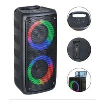 Super caixa de som portatil 200w amplificada 2 alto falantes