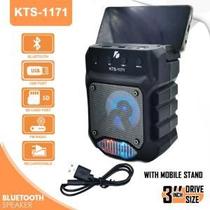 Super Caixa De Som Portátil Com Bluetooth com entrada para microfone Kts-1171 led com super bass