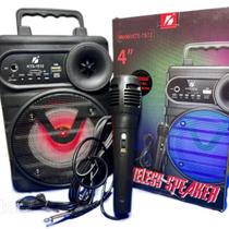Super Caixa de Som Potente KTS 1512 Bluetooth USB Sd FM com Microfone Qualidade de som HD
