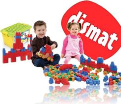 Super Caixa Divertida 2 Com 120pçs Blocos De Montar Dismat Super Caixa Divertida 2 Com 120pçs Blocos De Montar Dismat