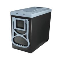 Super Caixa Térmica Cooler Prático Com Rodinhas 32 Litros Azul OU Preta Arqplast