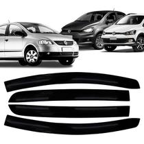 Super calha de chuva vw fox/spacefox/crossfox 4 portas