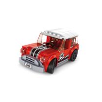 Super Car Cooper Vermelho e Branco 115 Peças Zippy Toys