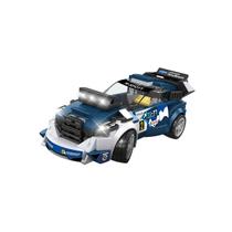 Super Car Rally Azul com Branco 200 Peças Zippy Toys