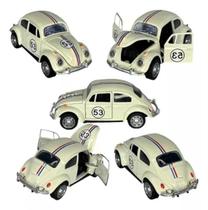 Super Carrinho Fusca Ferro Fricção Metal Miniatura Brinquedo