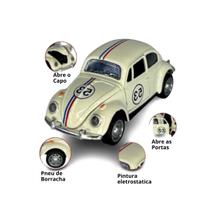 Super Carrinho Miniatura Fusca Herbie 53 O Filme Fricção Coleção 1957