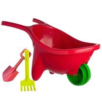 Super Carriola Divertida Carrinho de Mão com Pá e Garfo Brinquedo Educativo