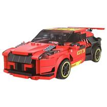 Super Carro Vermelho ou Robô Transformers 335 Peças Brinquedo de montar 2 em 1