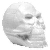 Super Caveira Decorativa para Festa Dia dos Mortos Bruxas Halloween Branca