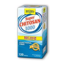 Super Chitosan 3000 120 Veg Caps da Natural Balance (Anteriormente conhecido como Trimedica) (Pacote de 4)