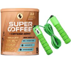 Super Coffee 3.0 Baunilha 220g + Corda de pular com contador