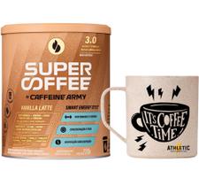 Super Coffee 3.0 Baunilha (Vanilla Latte) 220g + Caneca - caffeine Army