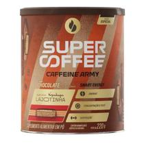 Super Coffee Sabor Chocolate Lajotinha 220g Caffeine Army Super Coffee Sabor Chocolate Lajotinha 220g Caffeine Army