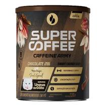 Super Coffee Sabor Chocolate Língua de Gato 220g Caffeine Army Super Coffee Sabor Chocolate Língua de Gato 220g Caffeine Army