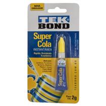 Super Cola Instantânea 2g C/1 Tekbond. Rápida, Resistente e Econômica Super Cola Instantânea 2g C/1 Tekbond. Rápida, Resistente e Econômica