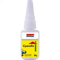 Super Cola Instantânea Soudal Cyanofix Líquida Adesiva 20g