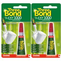 Super Cola Tudo Adesiva 2gr Threebond Super 1000 Unitário