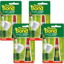Super Cola Tudo Adesiva 2gr Threebond Super 1000 Unitário Super Cola Tudo Adesiva 2gr Threebond Super 1000 Unitário