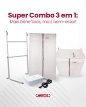 Super Combo Sauna Dupla + Plus+ suporte Móvel Super Combo Sauna Dupla + Plus+ suporte Móvel