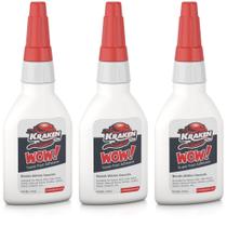 Super Crazy Glue KRAKEN BOND Uau! Transparente 100mL para plástico