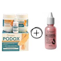 Super cuidados para os pés - kit podox + loção hidratante