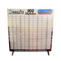 Super Desafio Financeiro Placa Junte 5 Mil Meta Realizar Sonhos