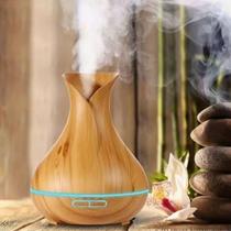 Super Difusor De Aromas Pétala Ultrassônico 12 horas de aroma Led 7 400ml grande 23 cm