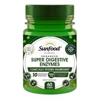 Super Digestive Enzymes 60 Cáps Sunfood Original Envio24h