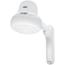 Super Ducha Eletrônica Resistência Blindada 220V 4400W Controle de Temperatura Branco Fame