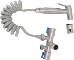 Super Ducha Higiênica Banheiro 2 Saídas De 1/2 Aço Inox 304