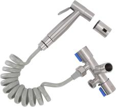 Super Ducha Higiênica Duas Saídas 1/2 Mm Aço Inox 304