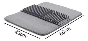 Super Escorredor De Louça Prato Copo Talher Pia Tapete Microfibra alta absorção