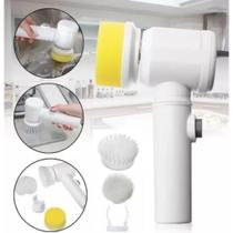Super Escova Elétrica Limpeza Doméstica - Multiuso 5 Em 1 Super Escova Elétrica Limpeza Doméstica - Multiuso 5 Em 1