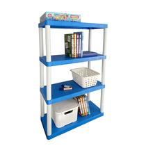 Super Estante Modular Plástico Infantil 97cm Casa Brinquedo - AZUL