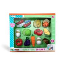 Super Feirinha - Creative Fun - Legumes Com tiras autocolantes MULTIKIDS