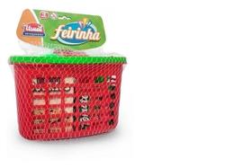 Super Feirinha Infantil De Brinquedo 13 Peças Usual Brinquedos Super Feirinha Infantil De Brinquedo 13 Peças Usual Brinquedos