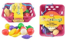 Super Feirinha Infantil De Brinquedo Cestinha 12 Pçs + - Aushop Super Feirinha Infantil De Brinquedo Cestinha 12 Pçs + - Aushop