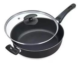 Super Frigideira Alta 26 Cm Black Tampa Alça E Cabo Super Frigideira Alta 26 Cm Black Tampa Alça E Cabo