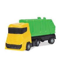 SUPER FROTINHA COLETOR caminhão brinquedo colorido profissão divertido divplast