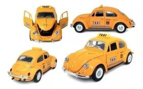 Super Fusca Táxi Clássico Carrinho Brinquedo metal Retrô escala 1:32 Super Fusca Táxi Clássico Carrinho Brinquedo metal Retrô escala 1:32