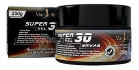 Super Gel 30 Ervas Massageador Efeito Gelo Quente Mary Life 250g